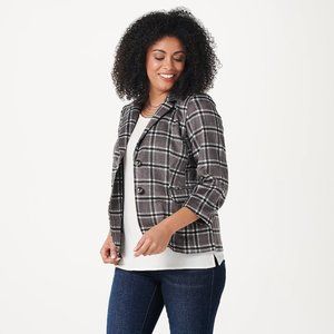 Women's Plaid Annabelle Cropped Blazer